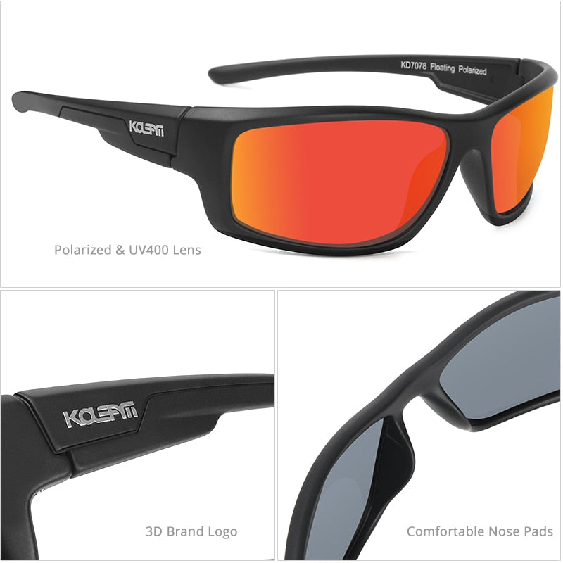 Kdeam Floating Sunglasses Ultra Lightweight Polarized Performance (4 Styles)